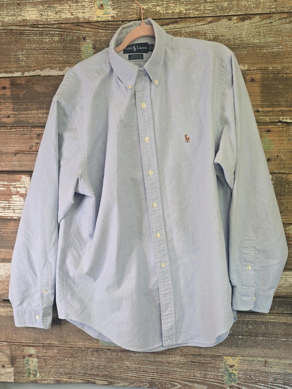 Ralph Lauren Light Blue Button-Down Oxford Shirt